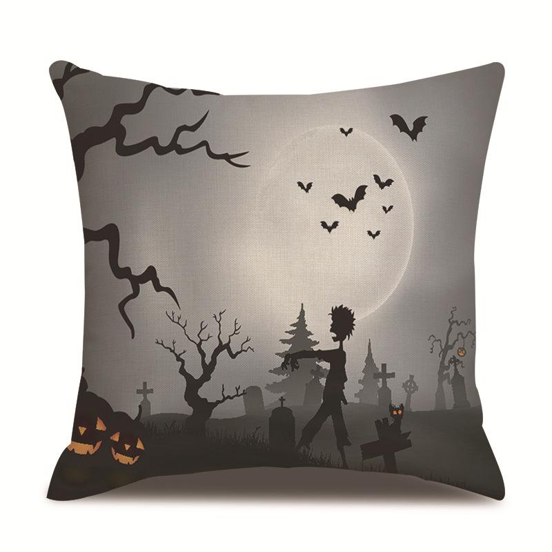 Хэллоуин Льняная Наволочка Наволочка с Принтом