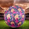 Barbie Print Size 5 Soccer Ball, Standard Match Football for Sports Game and Team Practice, Ideal Gift for Soccer Fans