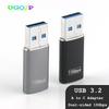 UGOjP USB 3.2 Type C OTG Adapter USB A to Type C Cable Converter For Macbook Samsung Huawei Xiaomi Double Sided 10Gbps Adapter 3