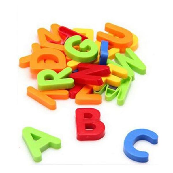 80 шт. магнитные пластиковые диски с вырезами для раннего образования, 26 букв, наклейки для игрушек для детей