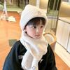 Thick Hat Scarf Set Cute Warm Scarf Fashion Pullover Hats  for Baby