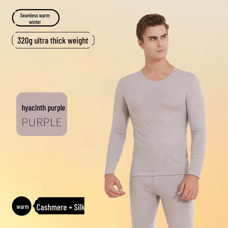 Мужское и женское немецкое термобелье из кашемира и шелка, антибактериальное, теплый костюм для осени/зимы