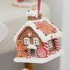 Рождественские украшения, светящийся домик, рождественский подарок, мягкая глина, сказочный домик, атмосфера, украшение для окна, праздник