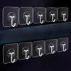 Adhesive Transparent Hook, Kitchen Adhesive Hook, Seamless Wall, Bathroom Wall Hanging, Nail-free Hook, No Need To Drill Holes