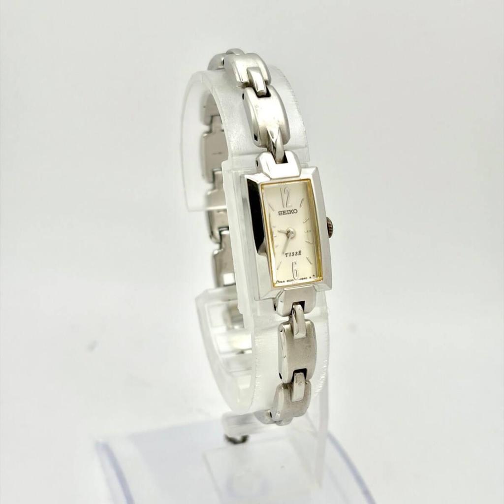 [New Battery] SEIKO TISSE Ladies Watch Square Silver 2E20-7310 670294