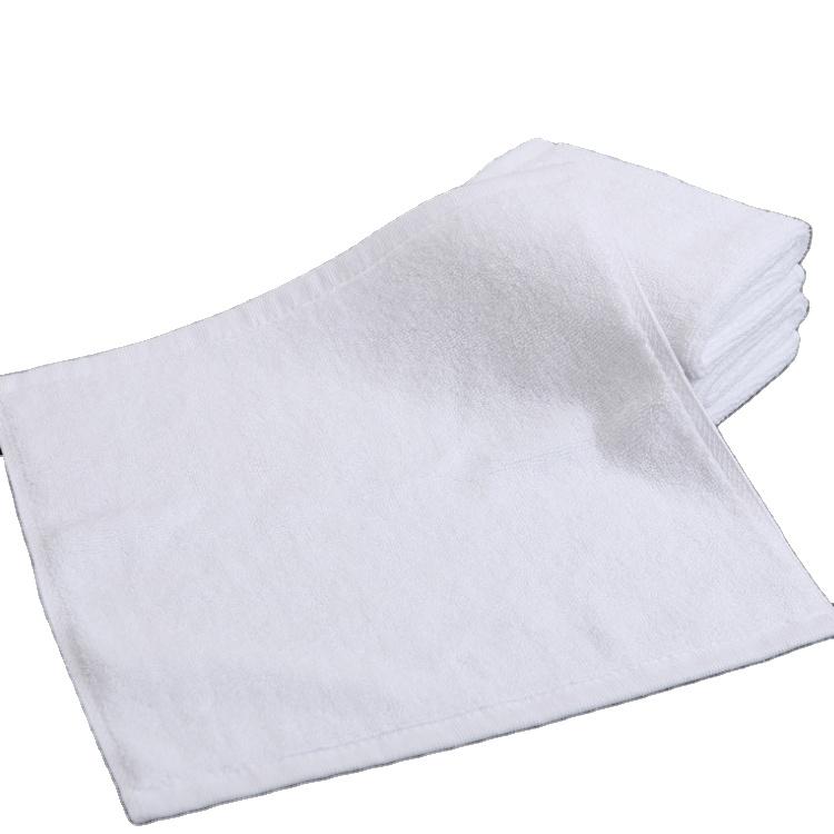 100% Turkish Cotton Towel Gift Towel Set in White Dobby with Jacquard logo Towel