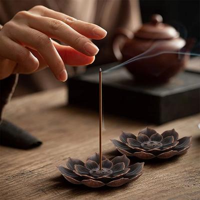 Вставка для благовоний Lotus Fragrance с 6 отверстиями, гнездо для благовоний Zen Line, держатель для благовоний Lotus, подставка для благовоний