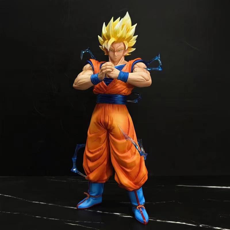 Anime Drogan Boll Ssj2 Gocool Figure Son Gocool Super Saiyan Action Figures 30.5cm Pvc Statue Collection Model Toys Gifts
