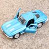 Chevrolet Corvette C2 1963 Ретро Классический Суперкар Симуляция Литой и Игрушечный Автомобиль RMZ city 1:36 моделей автомобилей из сплава, подарки для детей