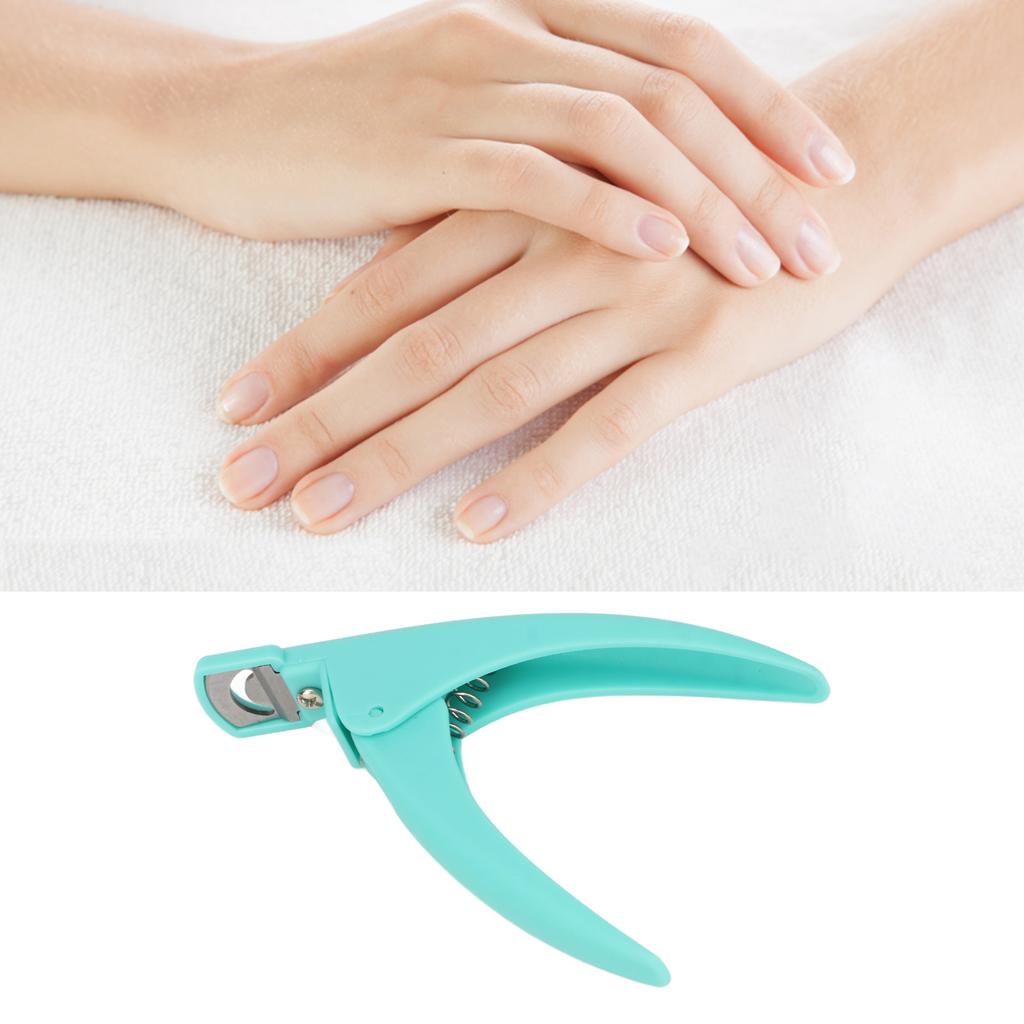 Кусачки для типс из нержавеющей стали, портативные, профессиональные, триммер для искусственных ногтей для маникюра
