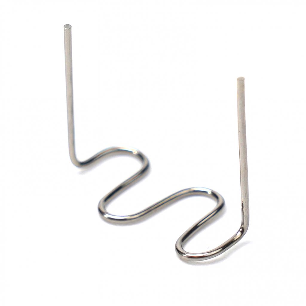 100 шт. Металлические скобы для термостеплера для сварки пластика - размеры 0,6 мм и 0,8 мм