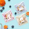 100Pcs Rabbit Bear Candy Bag Cartoon Transparent Plastic Self-adhesive Bag Cookie Wedding Birthday Party Decor DIY Gift Pouch