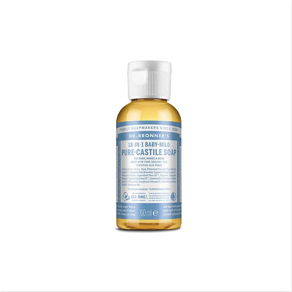 [Dr.Bronner's] Чистое кастильское мыло 60 мл 12 ароматов