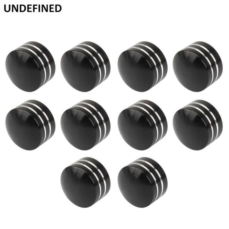Chrome Motorcycle Head Bolt Cover Schrauben Screws Topper Caps CNC For Harley Touring Road Glide Twin Cam Sportster Dyna Softail