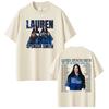 Lauren Spencer Smith The Art of Being A Mess Tour 2026 Print T-shirts Men Women Fashion T-shirt Cotton Oversized Trendy T-shirts