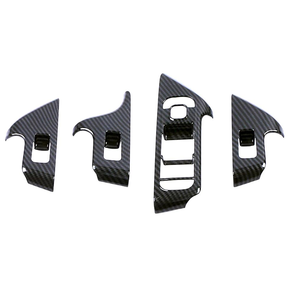 Для Mercedes Benz B GLA GLB Class W247 H247 X247 автомобильный стеклоподъемник кнопка переключения панели крышка отделка наклейка из углеродного волокна