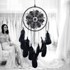 White Goose Feathers Dream Catcher Wedding Decorations Decoration Ornament Gift Valentine 's Day Gifts Wind Chimes #BO