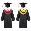 Boys Girls Preschool Graduation Gown Tassel Hat Costume for School Celebration