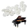 90Pcs Piano Felt Regulating Keyboard Balance Washers Soft Wool Felt Discs Piano Small Tuning Tools Soft Wool Felt Discs