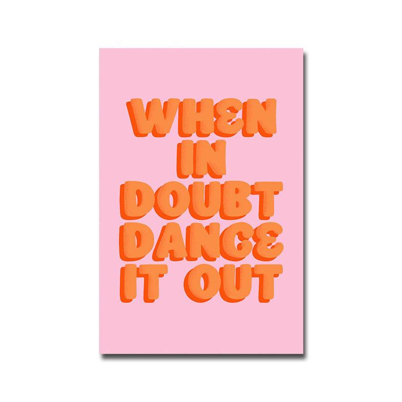 Boho Retro Poster Trendy Art Print Abstract Lightning Canvas Painting Quote Modern Wall Gallery Picture Living Room Home Decor