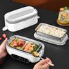 Portable 1.1L Electric Lunch Box for Office Car Picnic Heated Lunch Box Stainless Steel Food Warmer Container Breakfast Machine