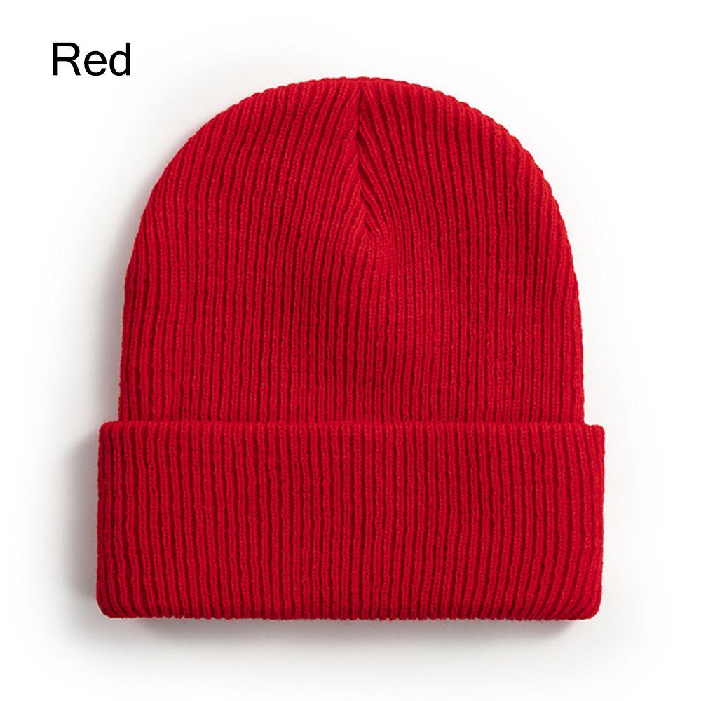 High Elastic Ski Hats Winter Knit Cuffed Beanies Winter Hat Beanie Hat Skull Cap