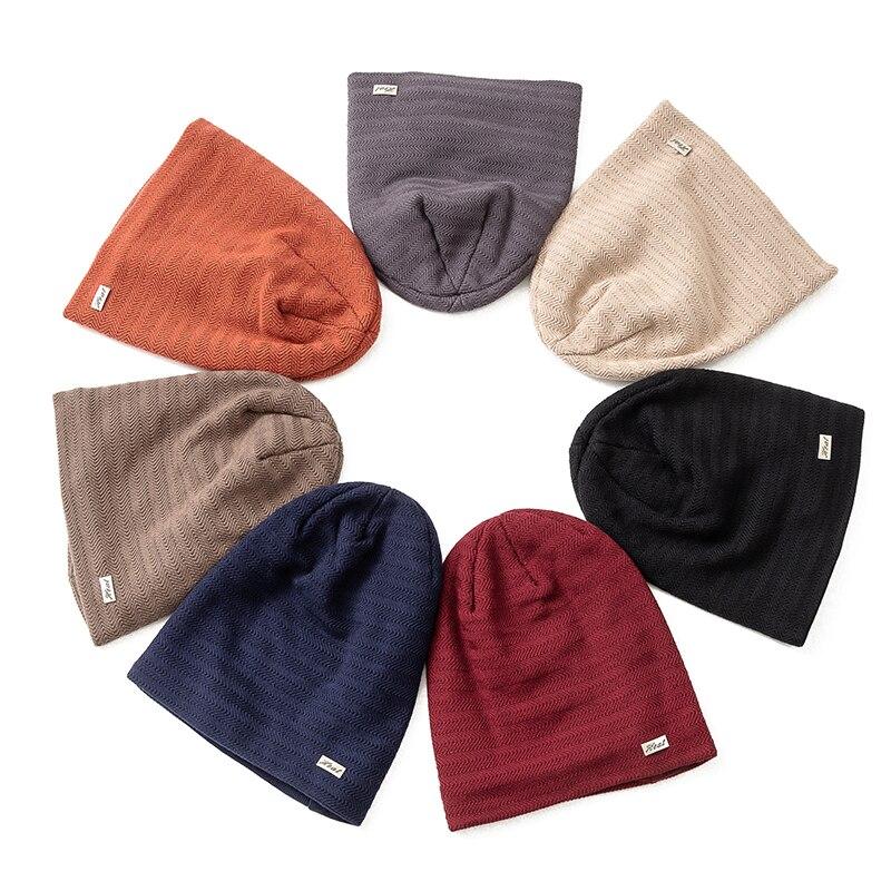 Новые зимние шапки унисекс с напуском и меховой подкладкой для мужчин и женщин, теплая шапка-бини, повседневная этикетка с декором, зимние вязаные шапки