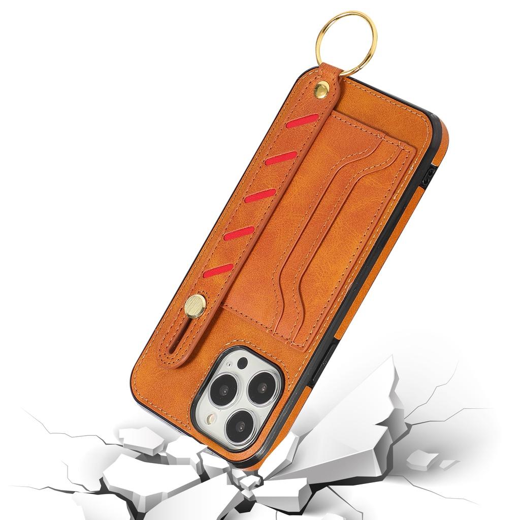Luxury Business Wrist Strap Phone Case For iPhone 11 Pro Plus 11Pro XS MAX XR XS X 7 8 6 6S Plus 7Plus 8Plus 6Plus 6splus Back Cover With Card Slot