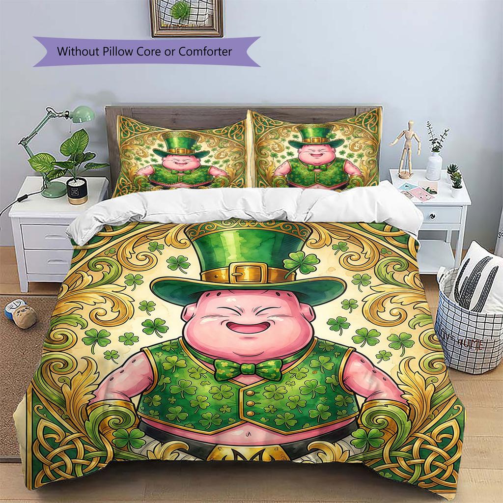 MandalaDragonball Pattern Bedding Quilt Set Quilt Cover Pillowcase Home Decoration Birthday Gift (1 * duvet cover + 2 * pillowcase, without core)