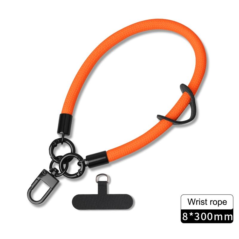 Универсальный шнурок для телефона, шнурок-ремешок против потери, съемный цветной шейный шнур, страховочная привязь для телефона, цепочка-брелок, веревка с картой