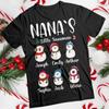 Personalised Mens and Womens Snowman Christmas T-Shirt Tee #MC