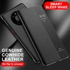 Оригинальная кожаная книжка-чехол для Huawei Mate 60 50 40 Pro+ RS Mate 30 20 10 Pro Чехол Оригинальный Зеркальный Smart View Пробуждение Сон
