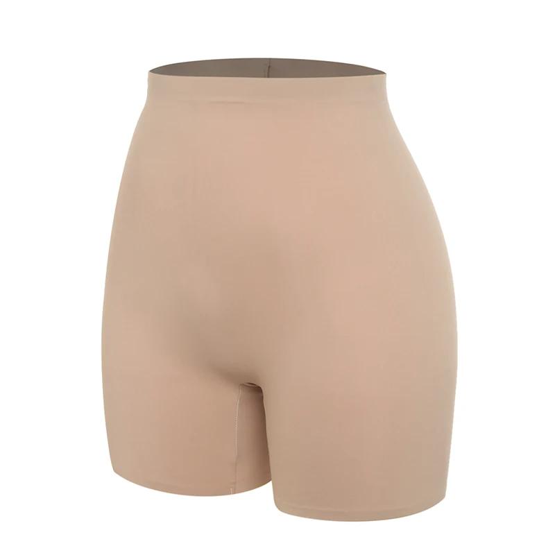 Утягивающие трусики-шорты для женщин, утягивающее белье, трусики-слипы, с высокой талией, для контроля живота, пояс-корсет, бесшовный корректор фигуры