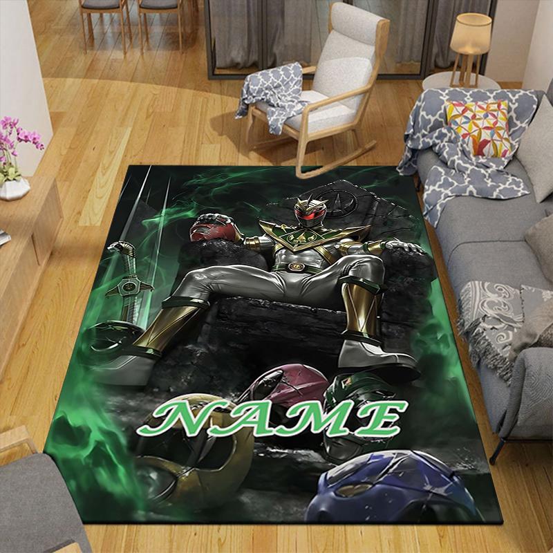 Custom 1Pc Power Rangers Adventure Rug Office Carpet Indoor Outdoor Entrance Doormat Nonslip Soft And Comfortable Living Room D2915216