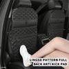 AABIB1 For Benz Car Logo Seat Back Protector Pad Leather Anti Kick Pads Anti Dirty Protect Mats AMG Exclusive A C E R V Class CLA CLS