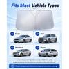 For BMW M3 Front Windshield Sun Shade Car Window Sun Visor Cover for UV ProtectionWindshield Sunshades 1