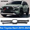 Для Toyota Rav4 Rav 4 Adventure - 2024 2025 Передняя центральная решетка из углеродного волокна Гоночная решетка Декоративные аксессуары Стайлинг автомобиля