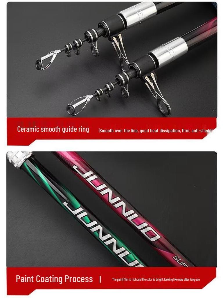 Набор удилищ Daiwa Carbon Super Hard для дальнего заброса морской рыбалки с подвижным креплением для катушки