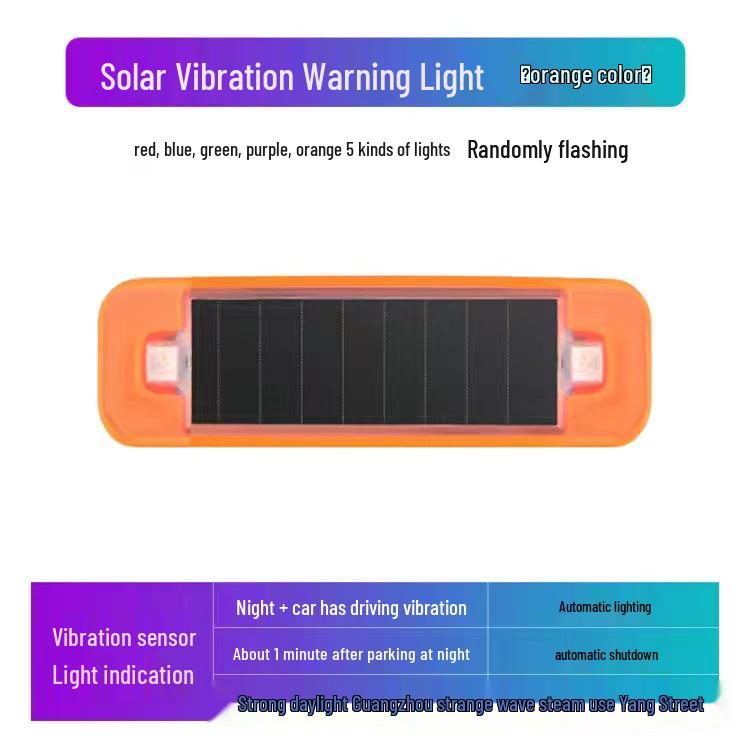 Wireless Solar LED Rear-End Collision Warning Light for Cars, Motorcycles, & Bicycles