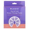 Горячий и холодный терапевтический пакет для груди, 2 многоразовых пакета с мягким чехлом