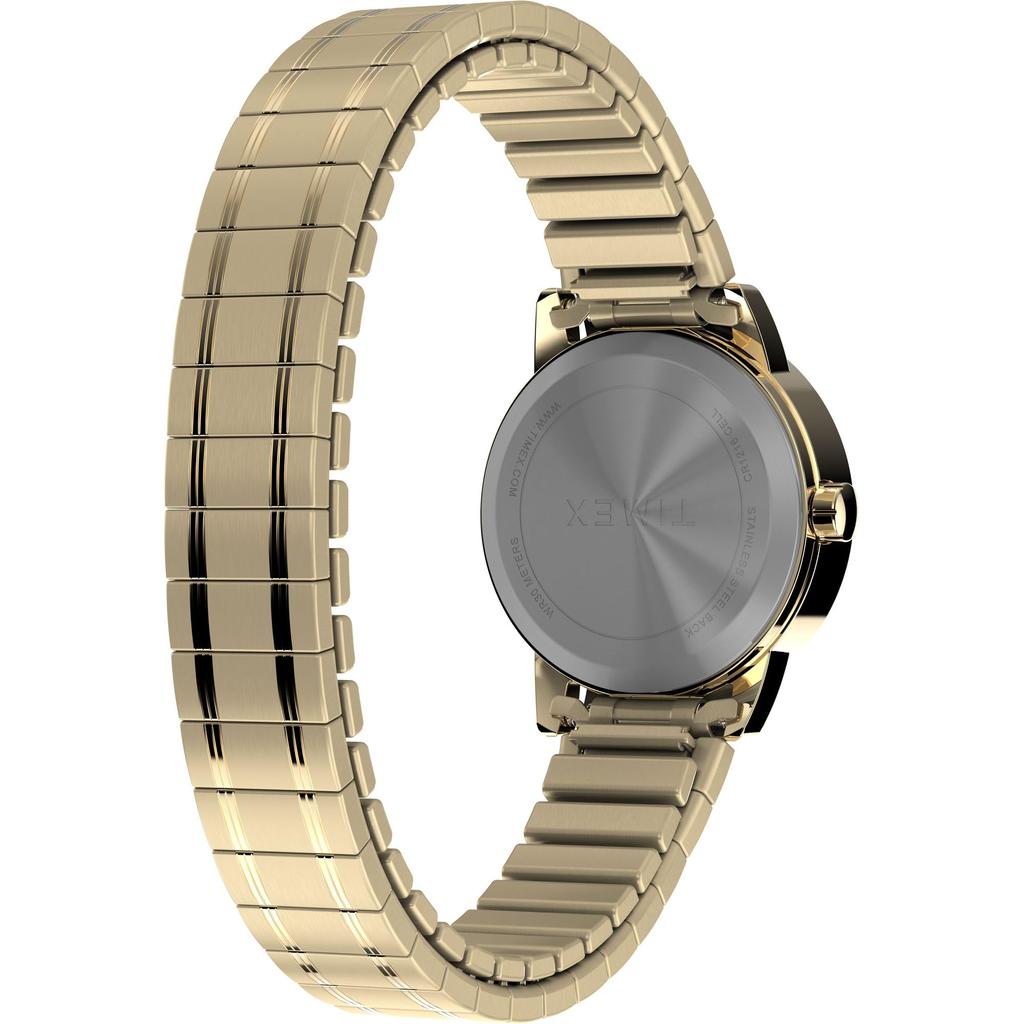 Часы Easy Reader Белый циферблат Латунь Минеральное стекло Кварцевые часы Бренд TW2W52400 Золото [TIMEX] Женские [Товар]