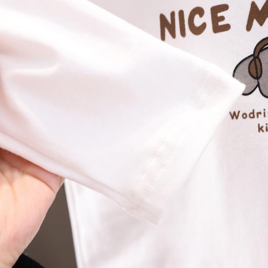 Костюм для мальчика 0-5 лет Детская клетчатая рубашка с длинными рукавами Куртка Круглый вырез Белый топ Повседневные джинсовые брюки Комплект из трех предметов