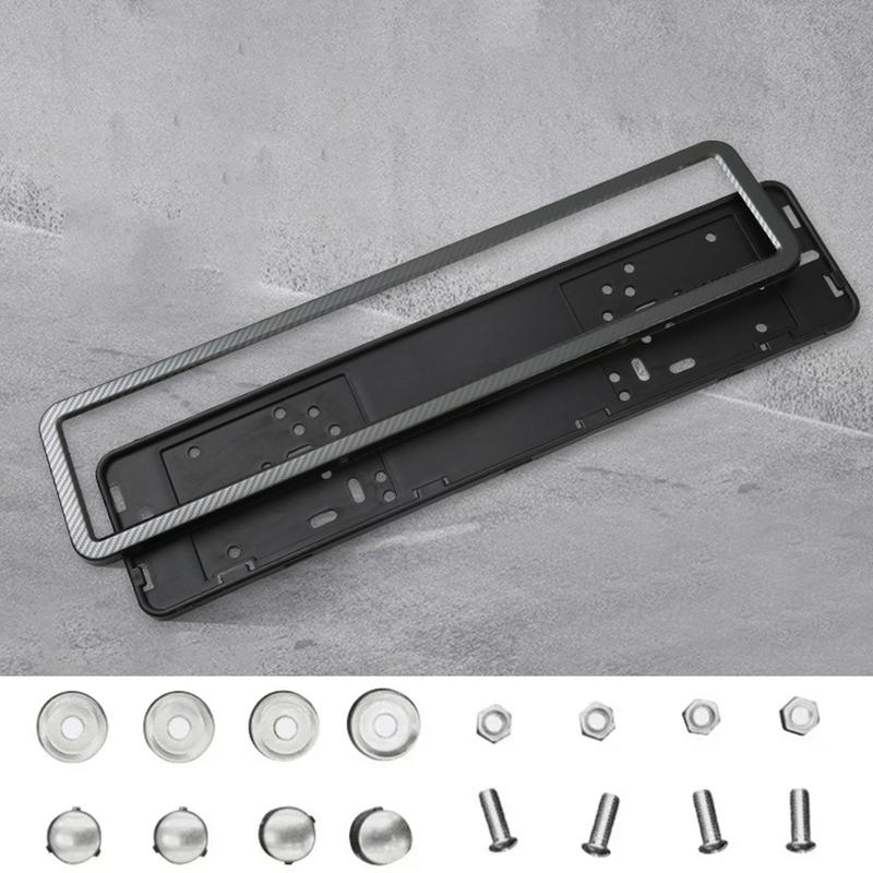 Рамка для европейского номерного знака автомобиля, держатель для автомобильного номерного знака, стильный кронштейн для номерного знака из нержавеющей стали, автомобильные аксессуары