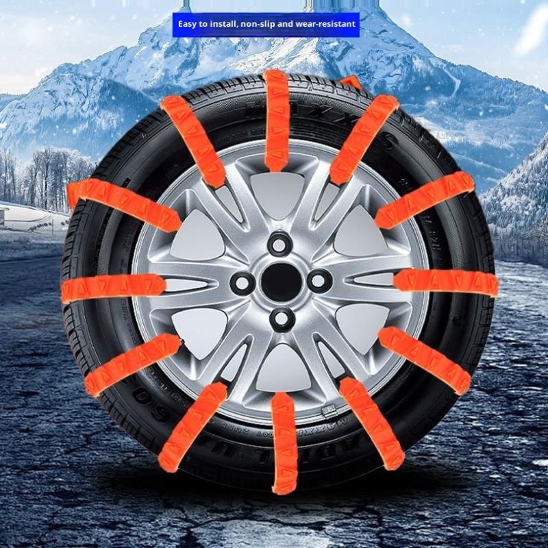 10/20 шт. Противоскользящие цепи для снега для мотоциклов, велосипедов, зимних шин, колес, противоскользящие кабельные стяжки, аварийная цепь для шин мотоцикла