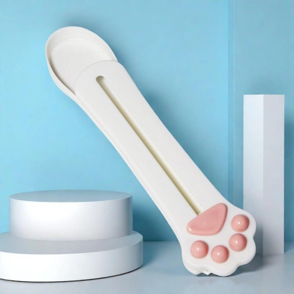 2 шт. портативная ложка для кормления котят полосками, дозатор лакомств для кошек, товары для животных