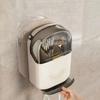 Cutlery Storage Box With Cover Lid On The Wall Storage Box Flatware Kitchen Household Utensil Dust Proof Chopstick Holder