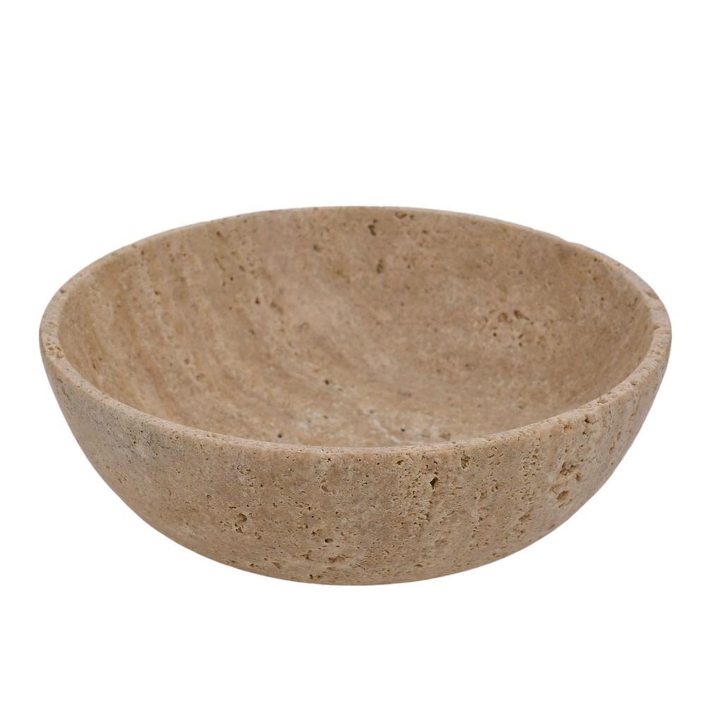 Hestia Travertine Decorative Bowl - 15cm
