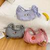 2025 Summer Shoulder Bag Women's New Bubble Plaid Women's Bag Underarm Crossbody Dumpling Bag Shoulder Fashion Bag