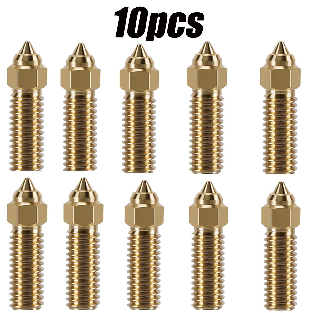For Creality Ender 3 V3 KE K1/k1 Max Nozzle CR-M4 Nozzles Hardened Steel  Brass Copper plated For Anycubic Kobra/Vyper 3D Nozzle
