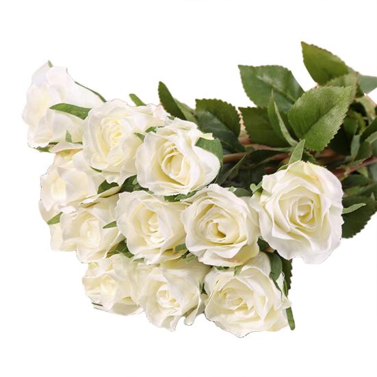 12шт искусственный цветок розы ручной работы домашний декор для свадебной вечеринки подарок на день Святого Валентина